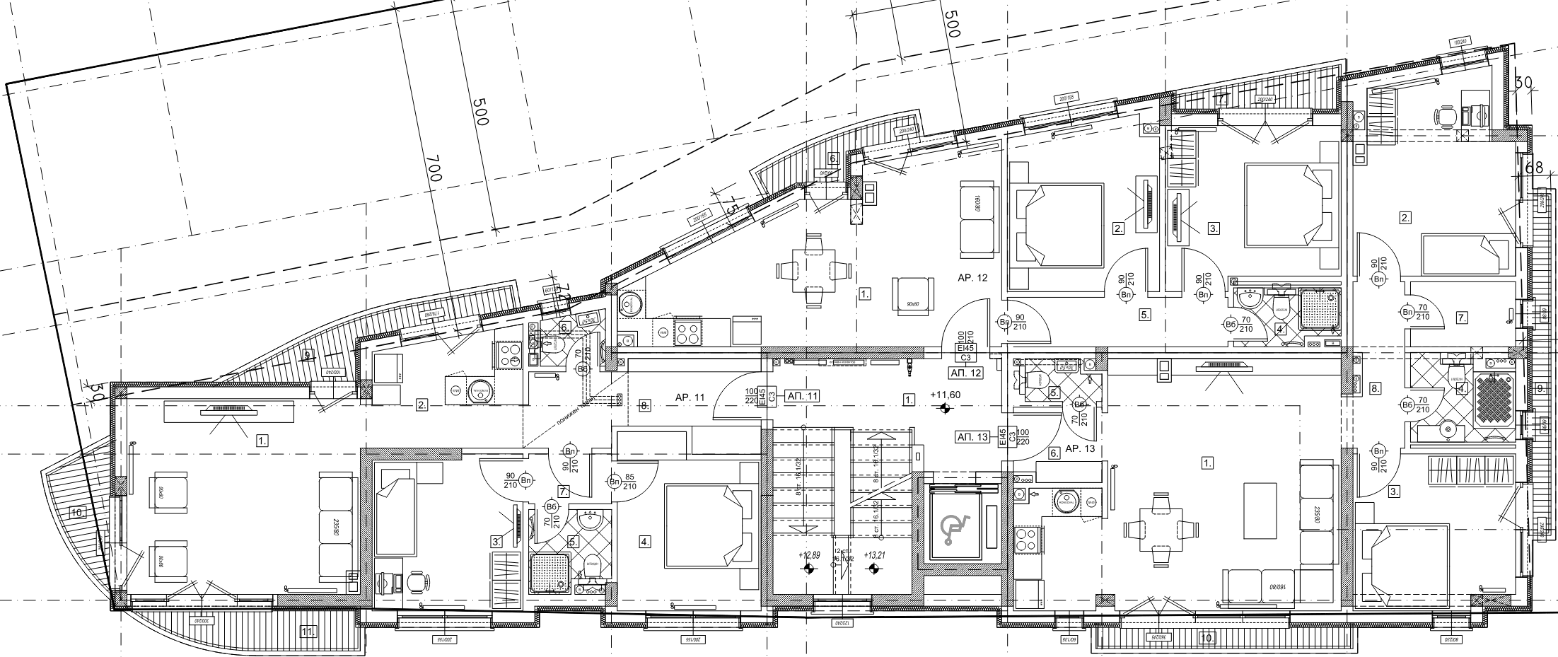 Floor 5 — Orion residential building, Lyulin 10