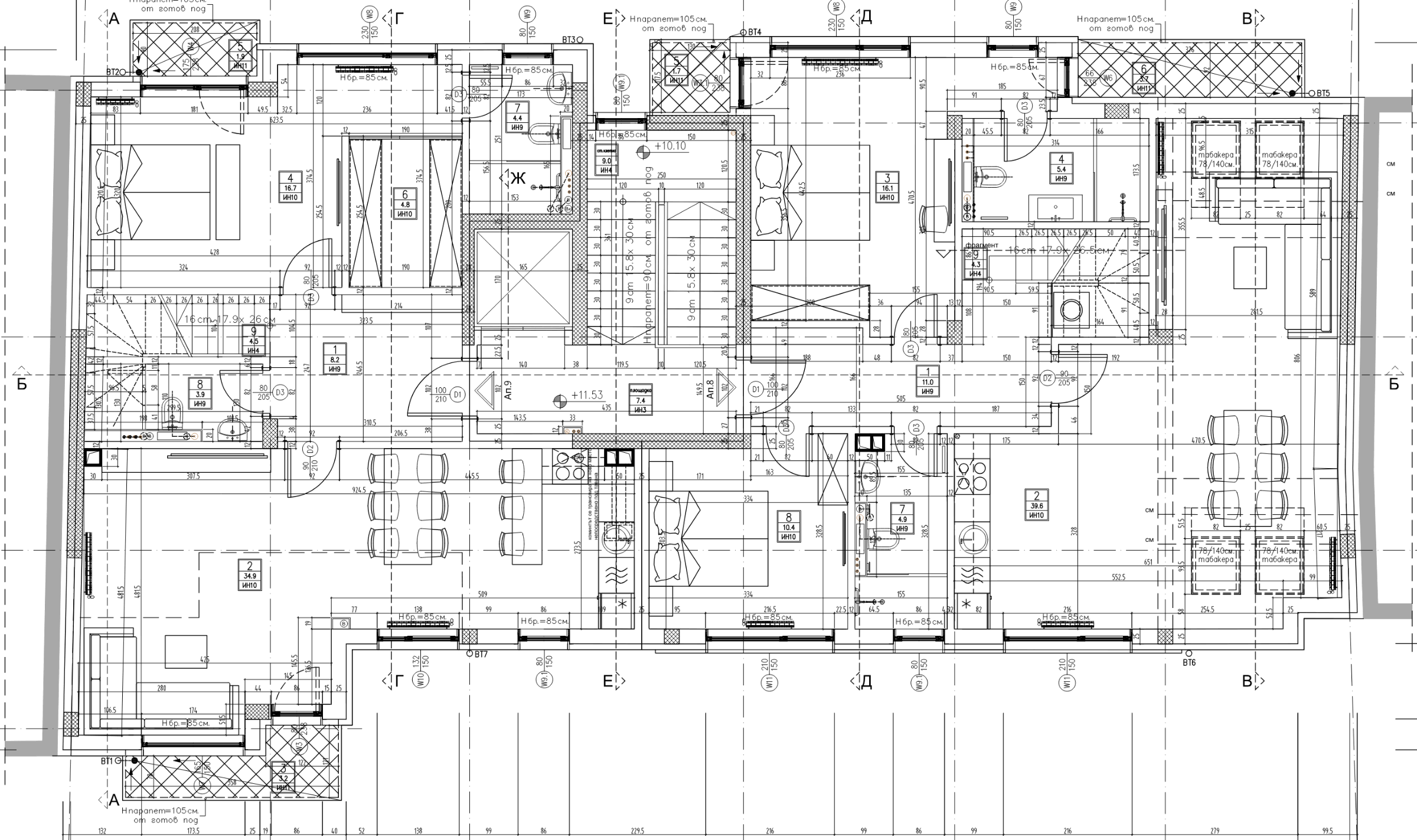 Floor 5 — Ovcha Kupel residential building, Ovcha Kupel-1