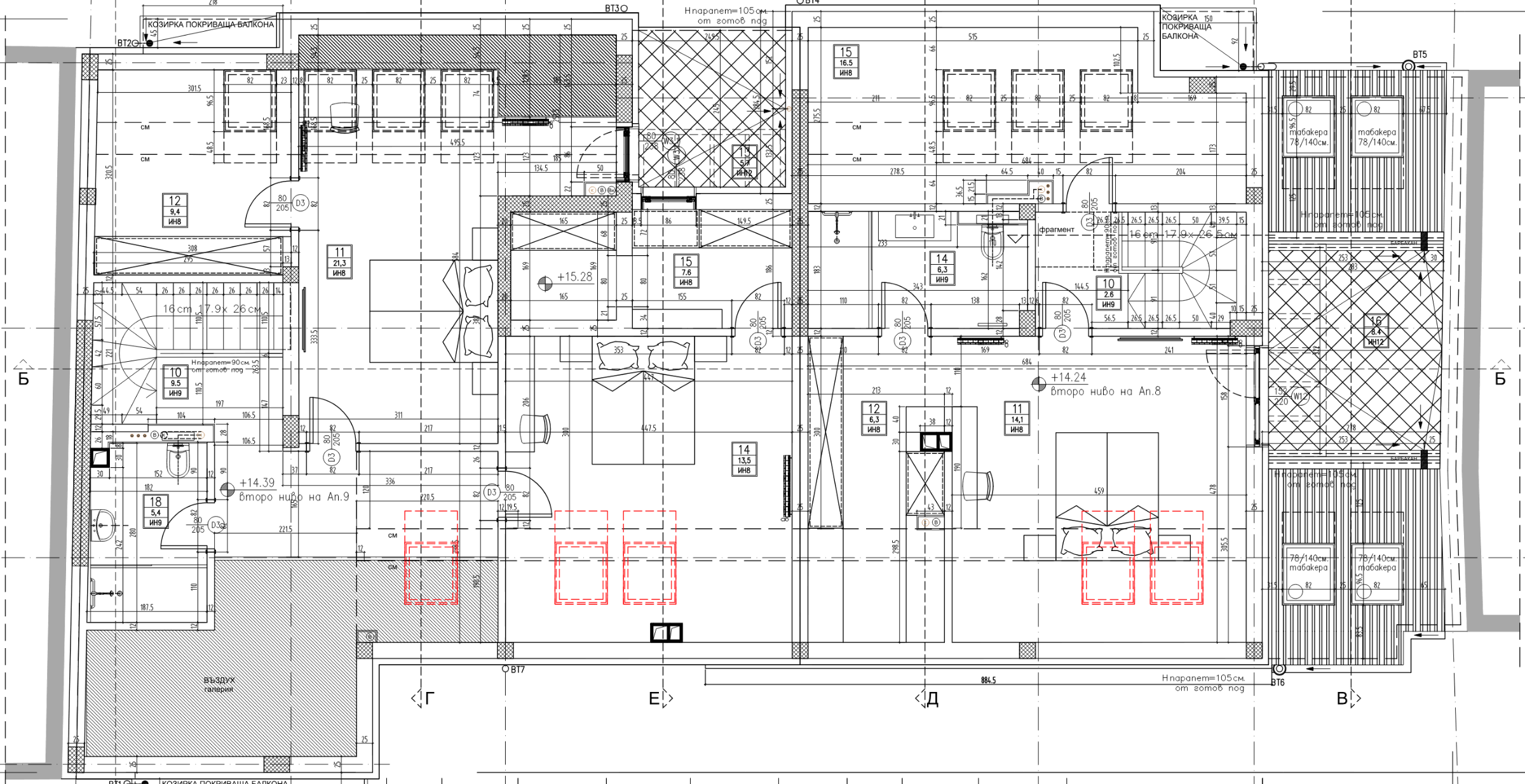 Attic floor — Ovcha Kupel residential building, Ovcha Kupel-1