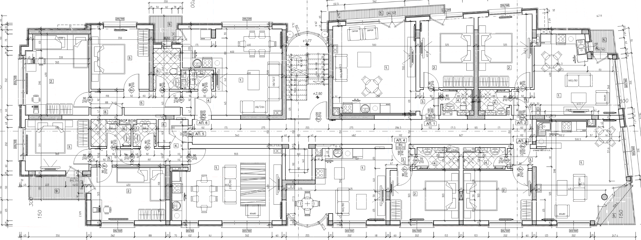 Floor 2 — Dobromirka residential building, Poduyane-Reduta