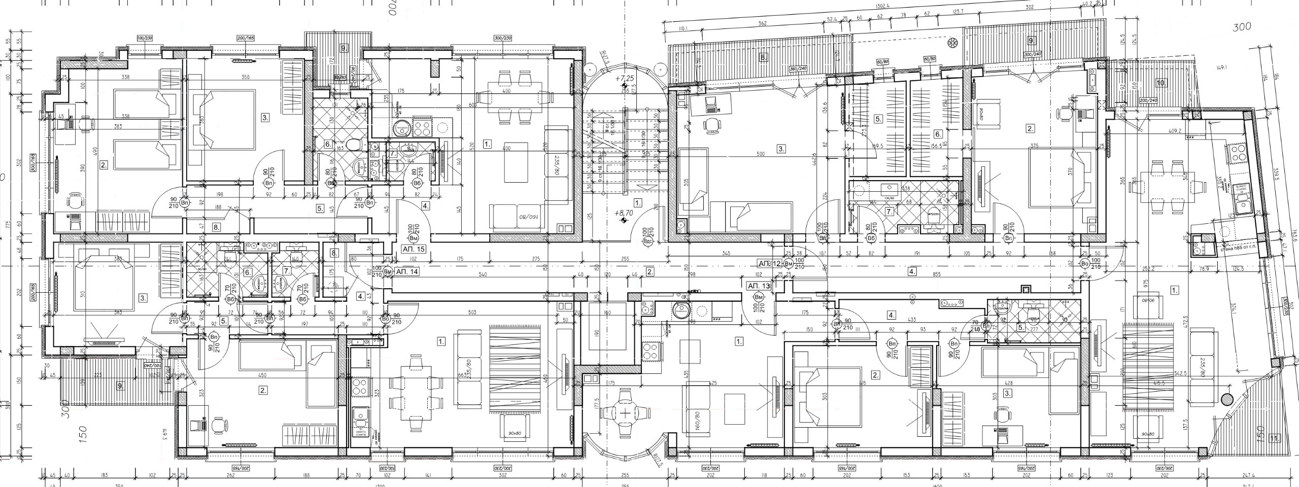 Floor 4 — Dobromirka residential building, Poduyane-Reduta