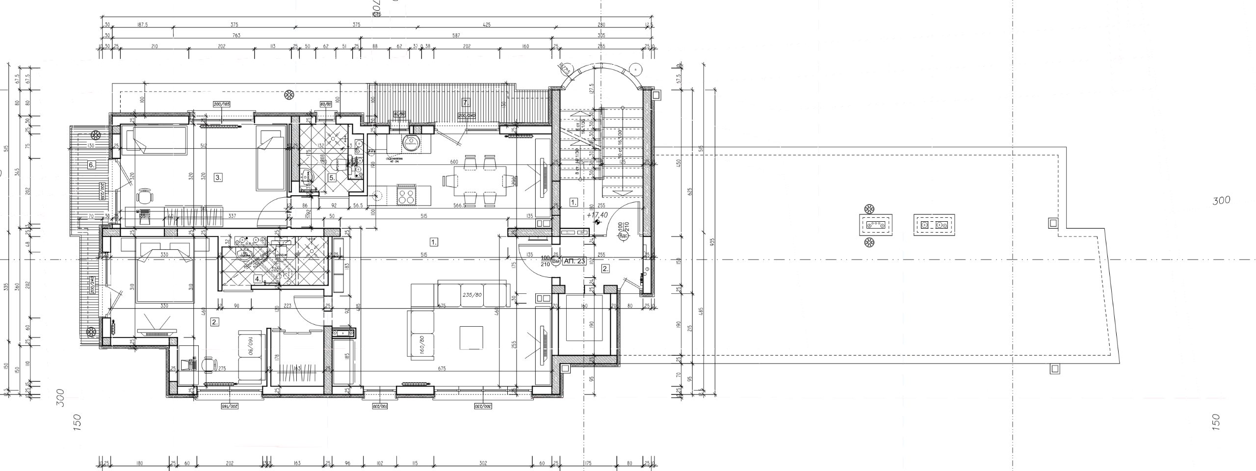 Floor 7 — Dobromirka residential building, Poduyane-Reduta